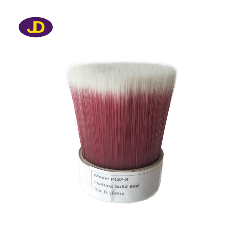 The wine red faded paint brush
