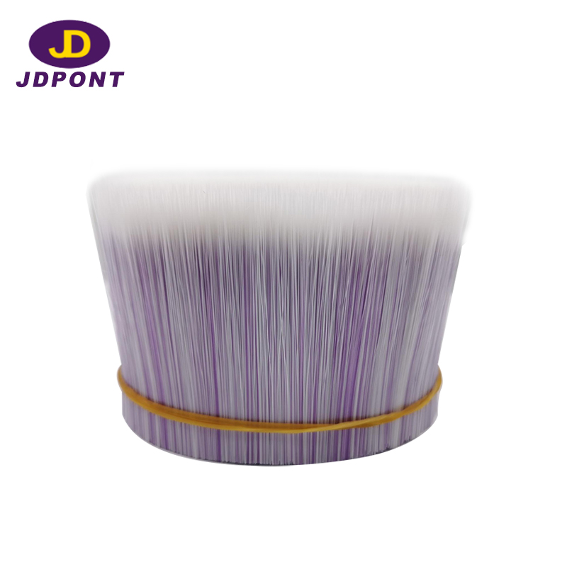 white purple cross-section brush filamen...