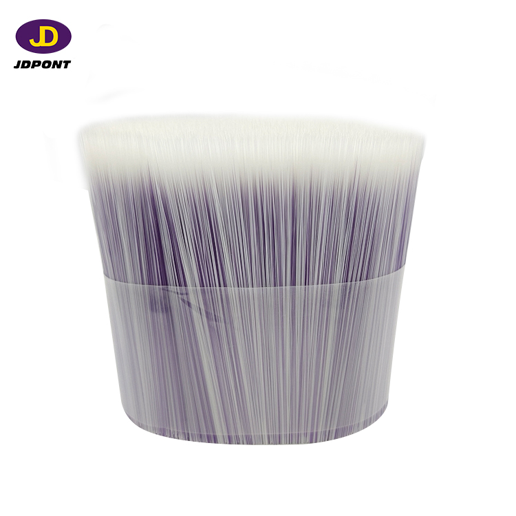 white mixture purple solid tapered brush...