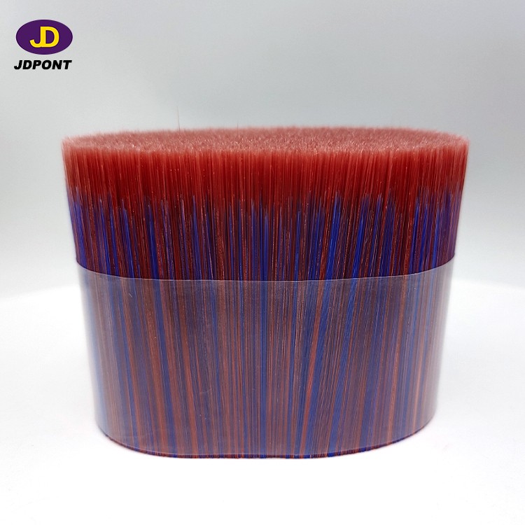Red mixture Blue hollow tapered brush fi...