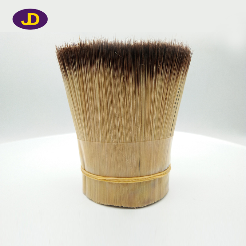  Brown tip natural white bristle brush w...