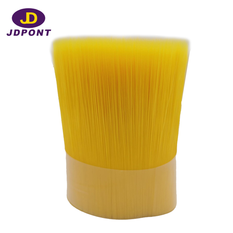 Orange solid tapered synthetic brush fil...