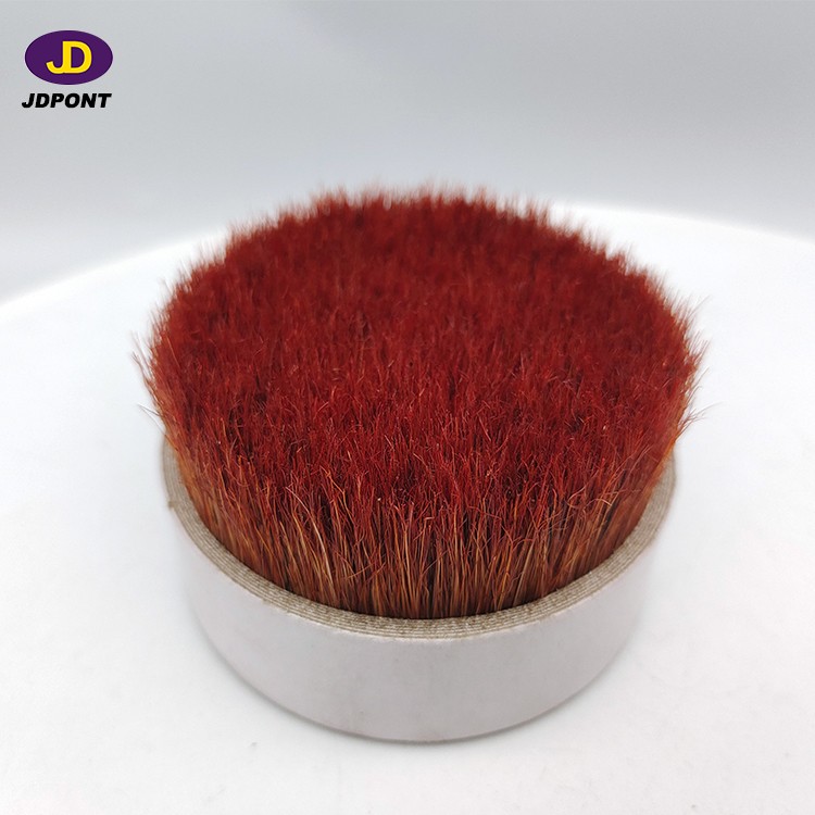 boied  Dyed red brown boar bristle for p...