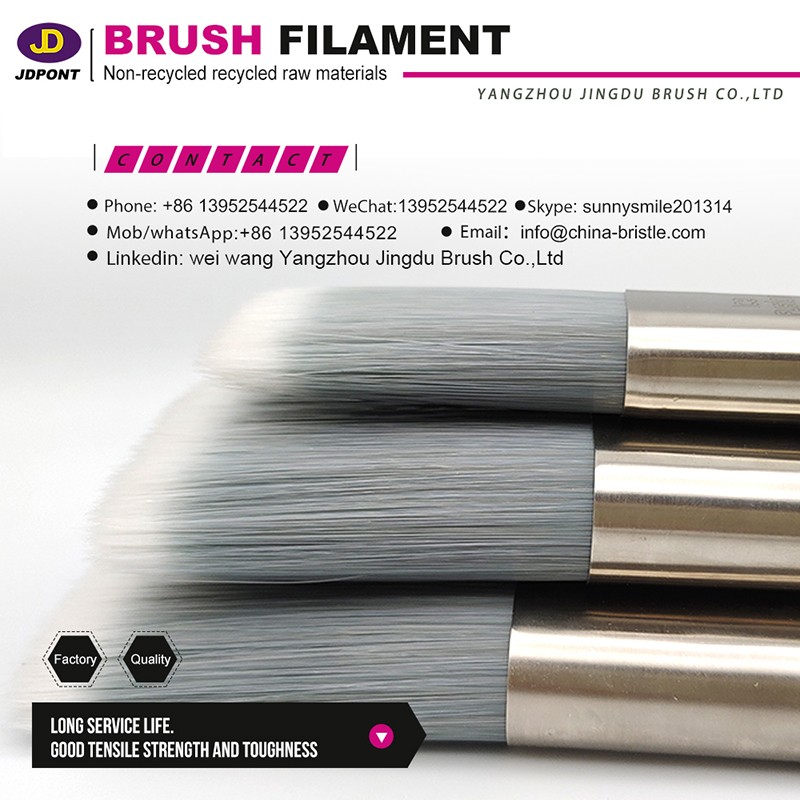 Why not choose recycle material of brush filament?