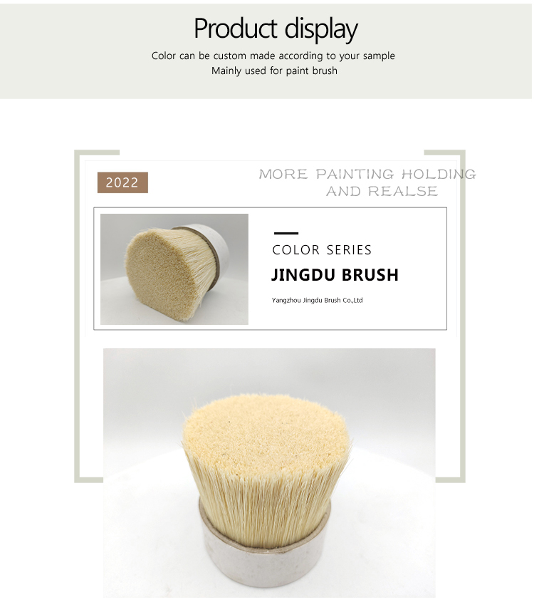 NATURAL WHITE BOILED BRISTLE NATURAL WHITE BOILED BRISTLE