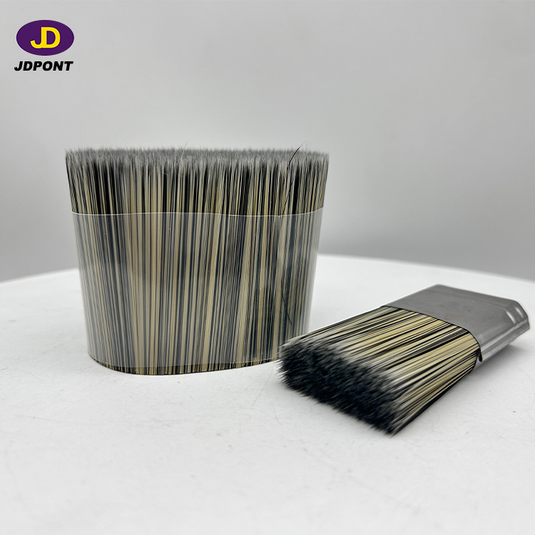Grey color brush filament,30PBT MIXTURE ...